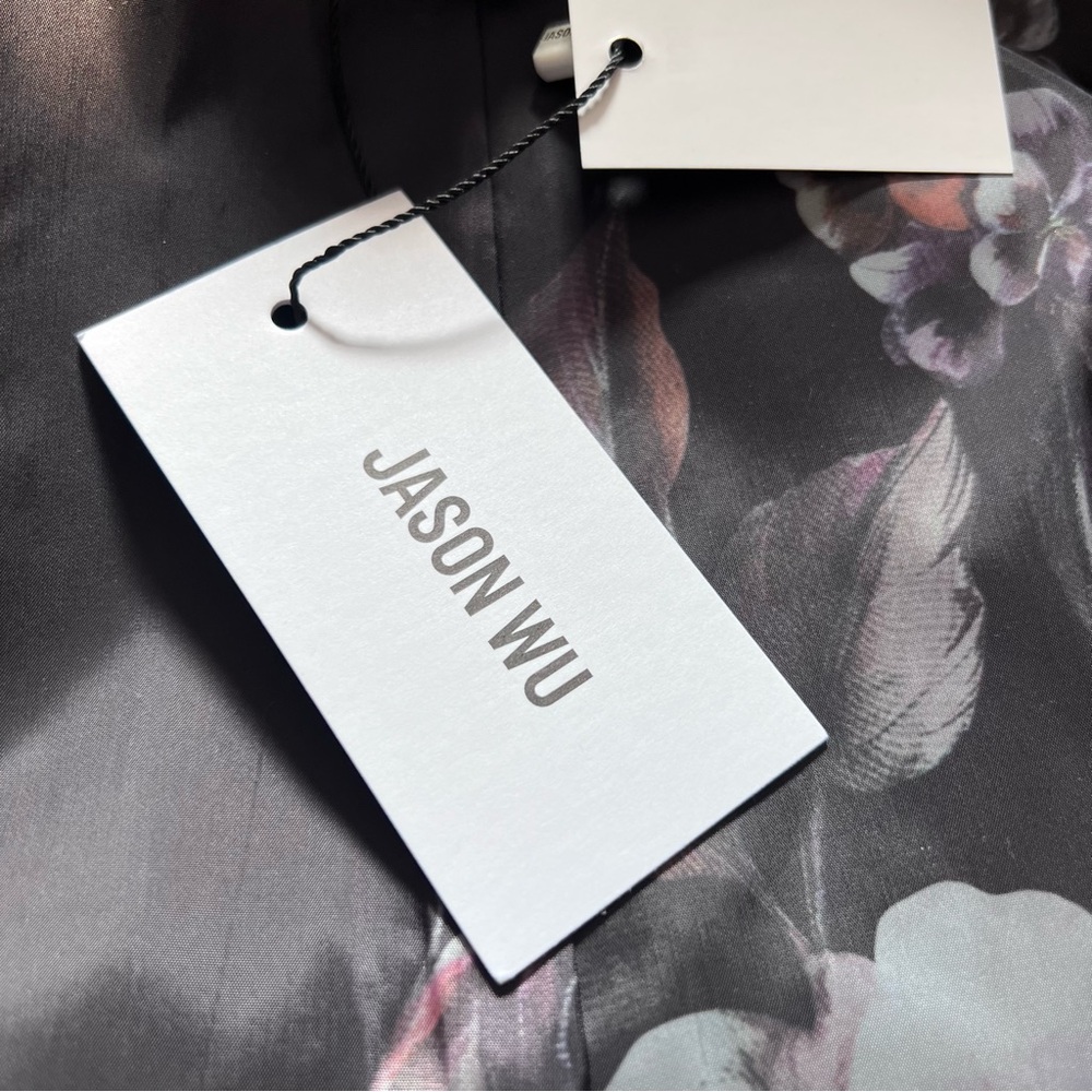 Jason Wu Black Faux Leather Jacket - Picture 9 of 11
